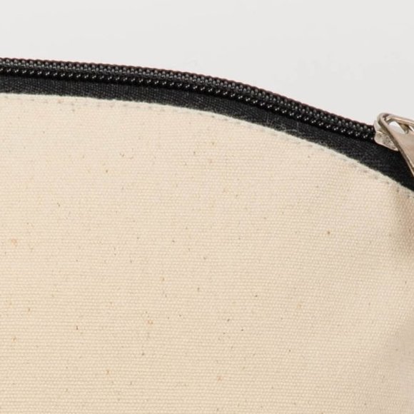 Donkey cosmetic bag - cotton zip pouch - toiletries bag - Picture 3 of 5